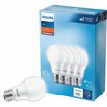 Signify PHILIPS LED BULB A19 SW 60W 4PK 575845